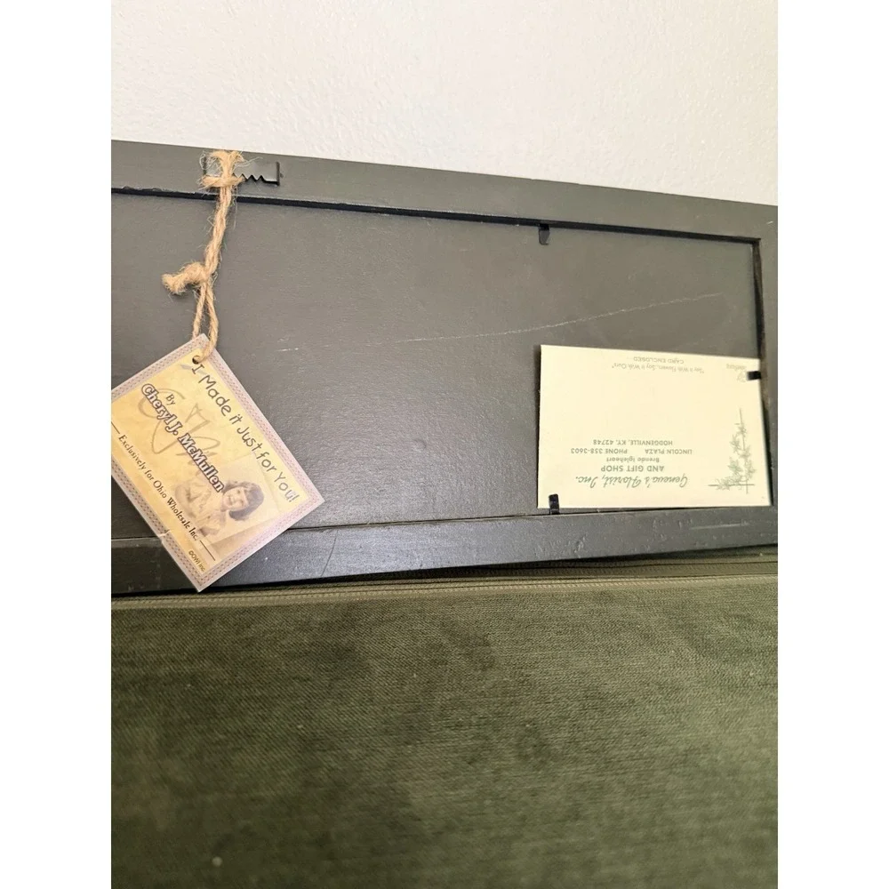 Seeds Of Kindness Wall Art Small Stitched Framed Farm‎ Country Flowers 6x18